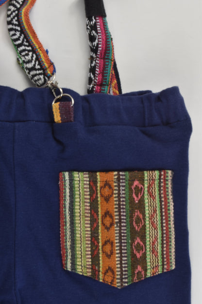 NEW Anjel Ms Size approx 5-6 Baggy Loose Fit Nepal Suspender Pants