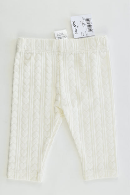 NEW Anko Baby Size 000 (0-3 months) Winter Leggins