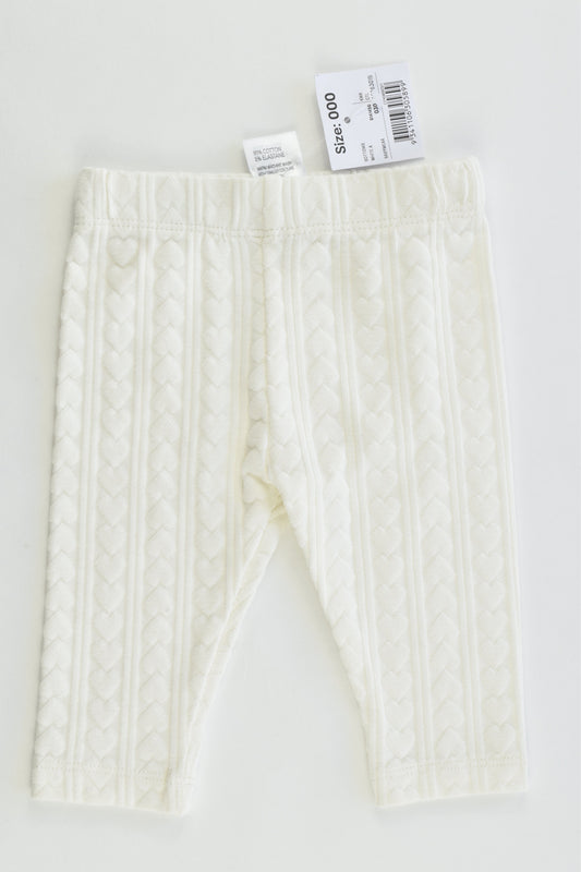 NEW Anko Baby Size 000 (0-3 months) Winter Leggins