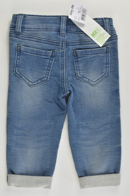 NEW Anko Size 00 (3-6 months) Very Stretchy Denim-like Pants
