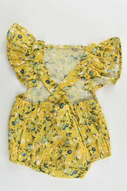 NEW Baby Berry Size 0 (6-12 months) Floral Muslin Summer Romper