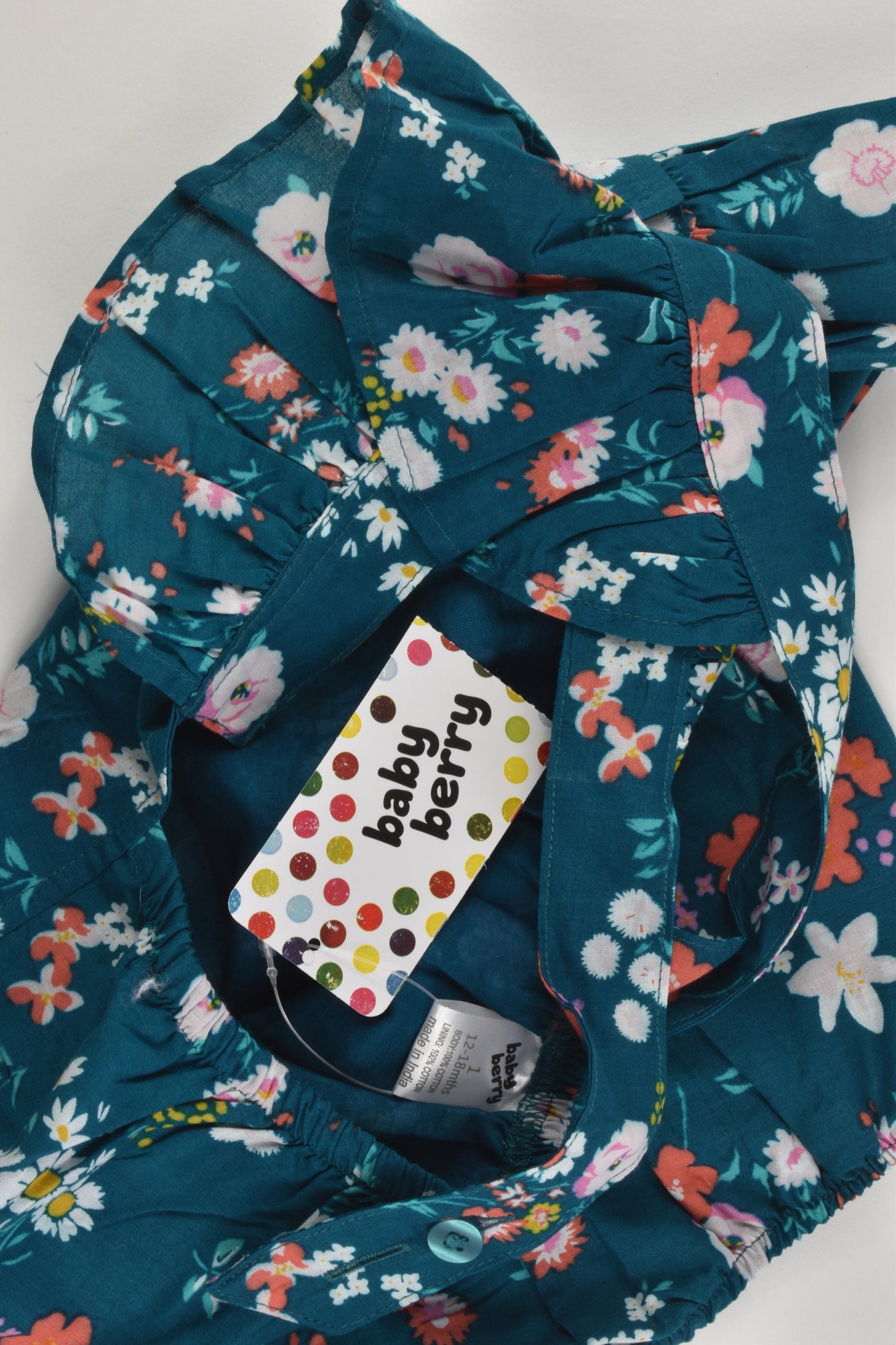 NEW Baby Berry Size 1 (12-18 months) Floral Playsuit