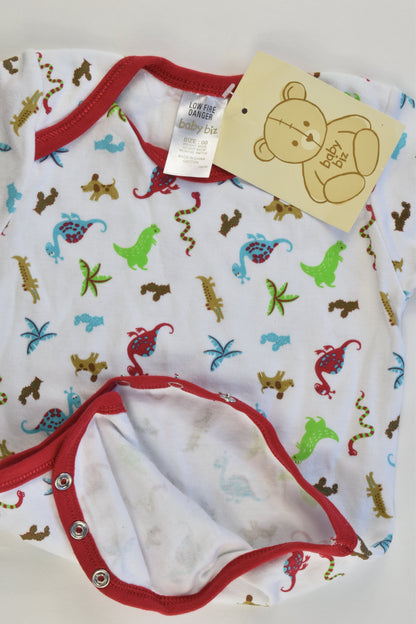 NEW Baby Biz Size 00 (68 cm) Dinosaurs Bodysuit