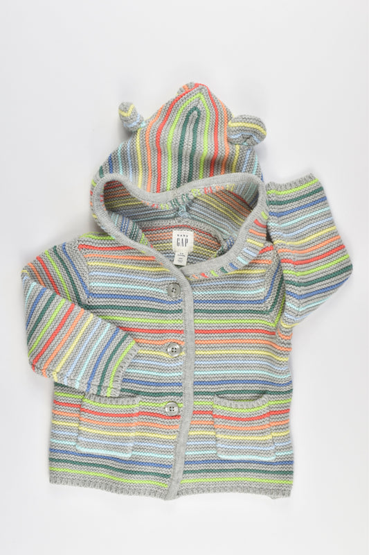 NEW Baby Gap Size 000-00 (3-6 months) Knit hoodie