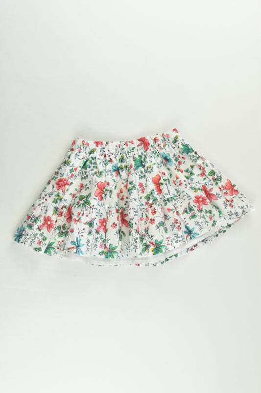 NEW Baby Gap Size 2 (18-24 months) Lined Floral Skirt