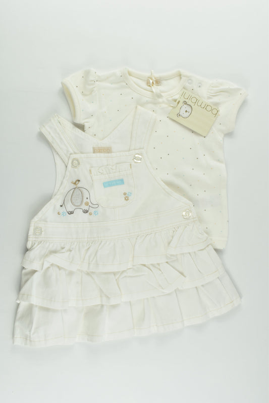 NEW Bambini by BHS Size 000 (0-3 months) Outfit