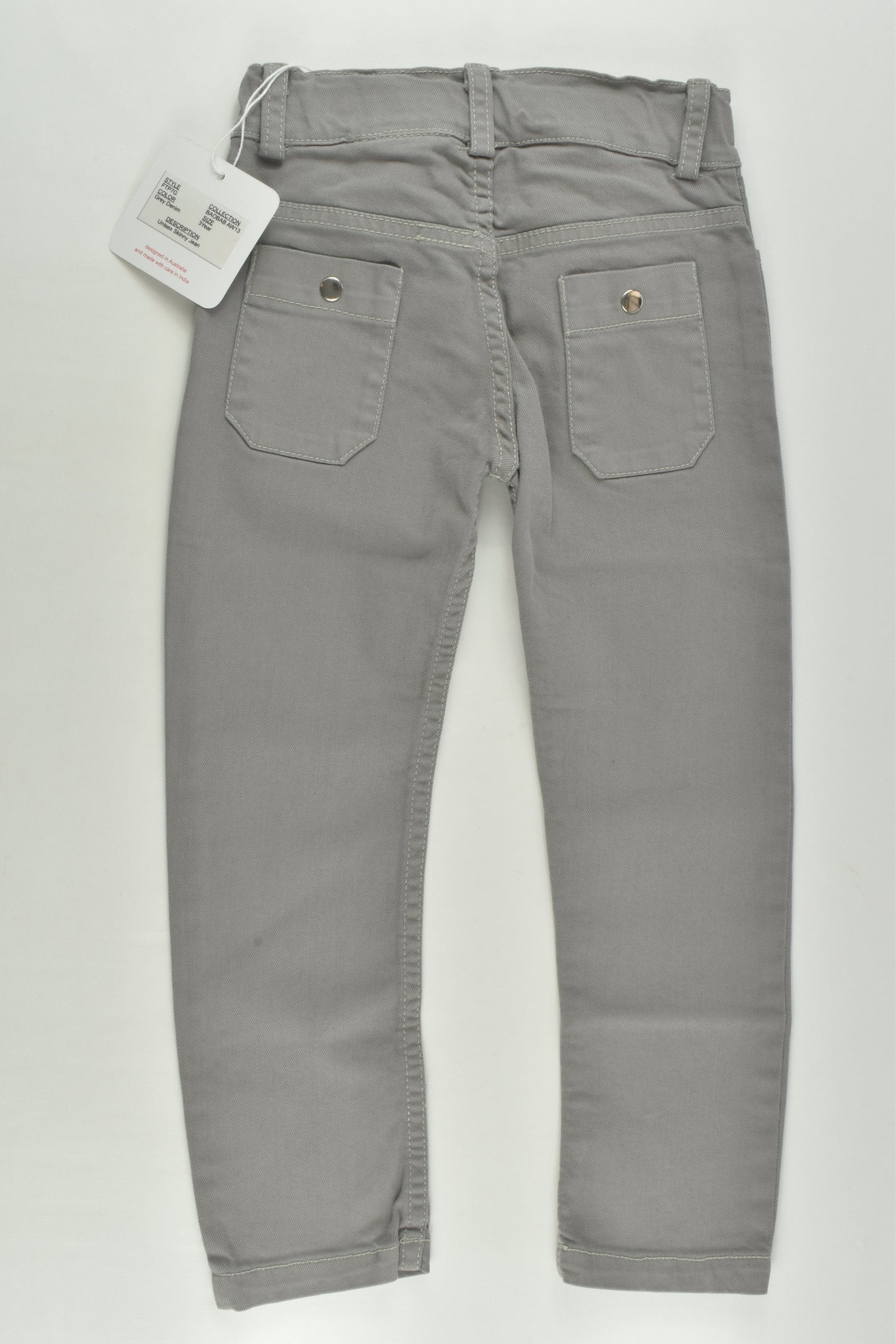 NEW Baobab Size 3 Unisex Skinny Denim Pants