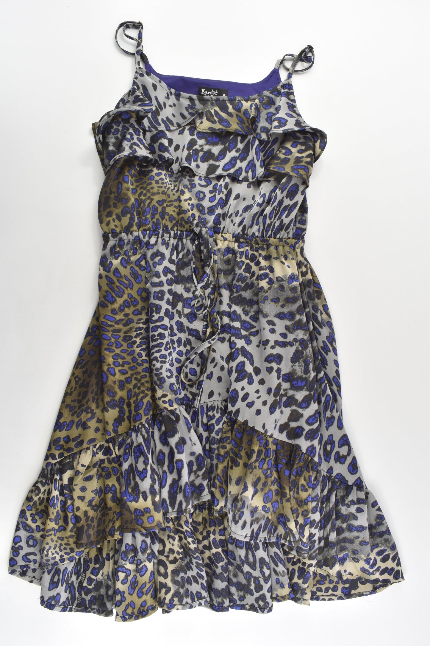 NEW Bardot Junior Size 8 Lined Leopard Dress