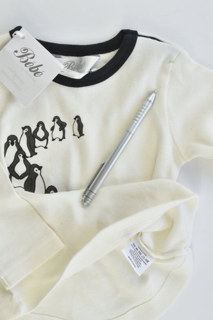 NEW Bébé by Minihaha Size 0 (9 months) Penguins Top