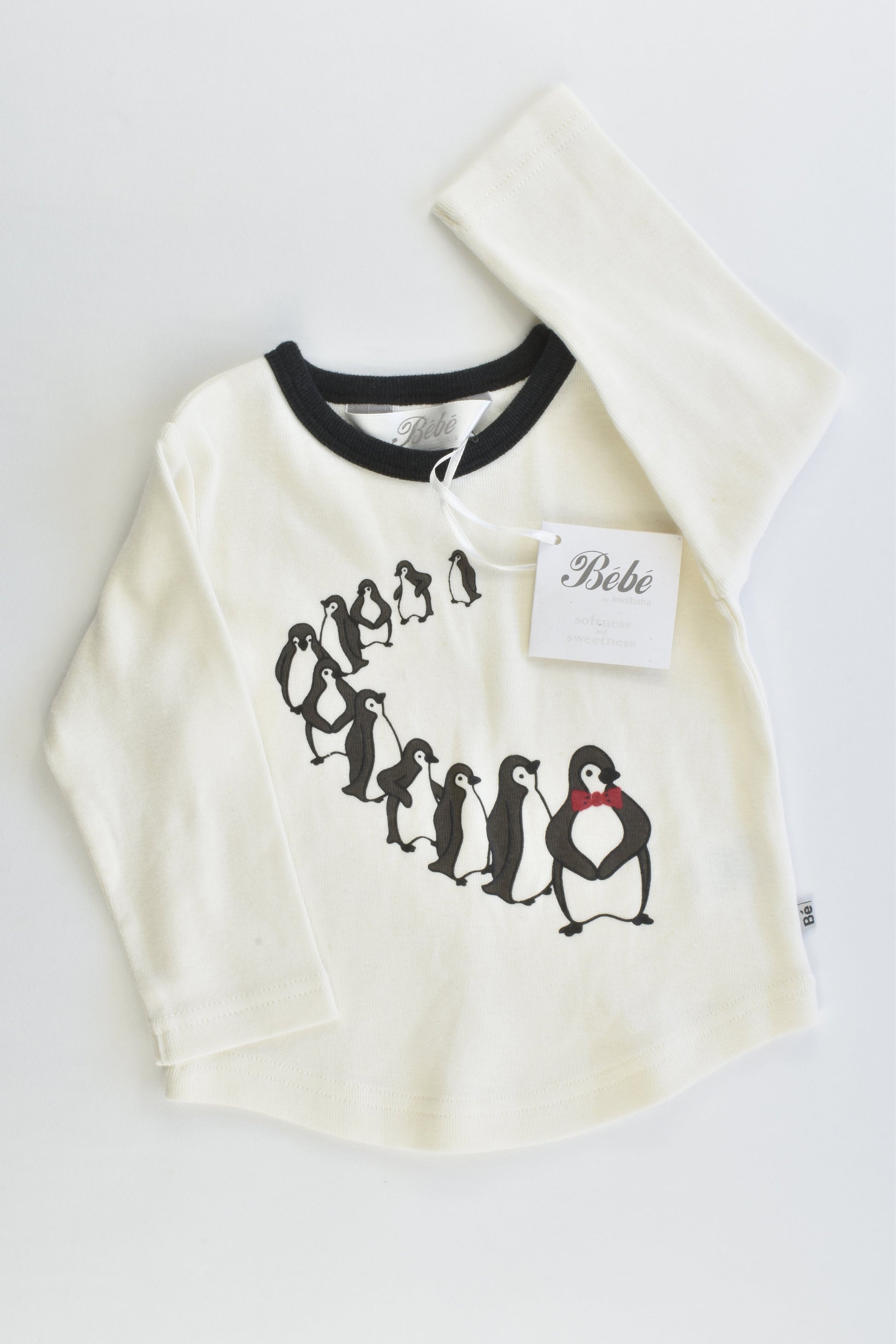 NEW Bébé by Minihaha Size 0 (9 months) Penguins Top