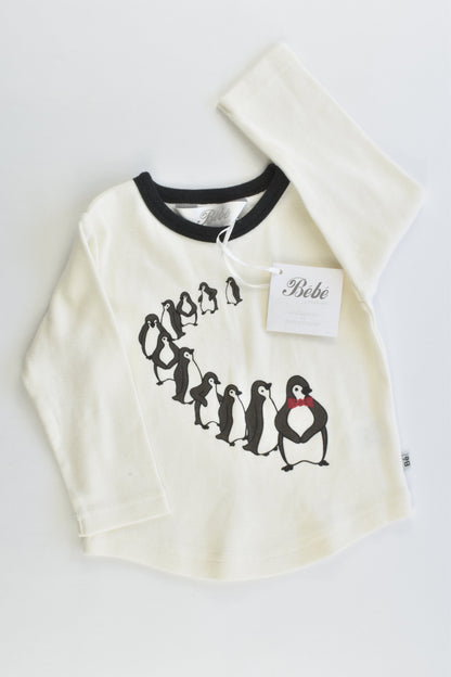 NEW Bébé by Minihaha Size 0 (9 months) Penguins Top