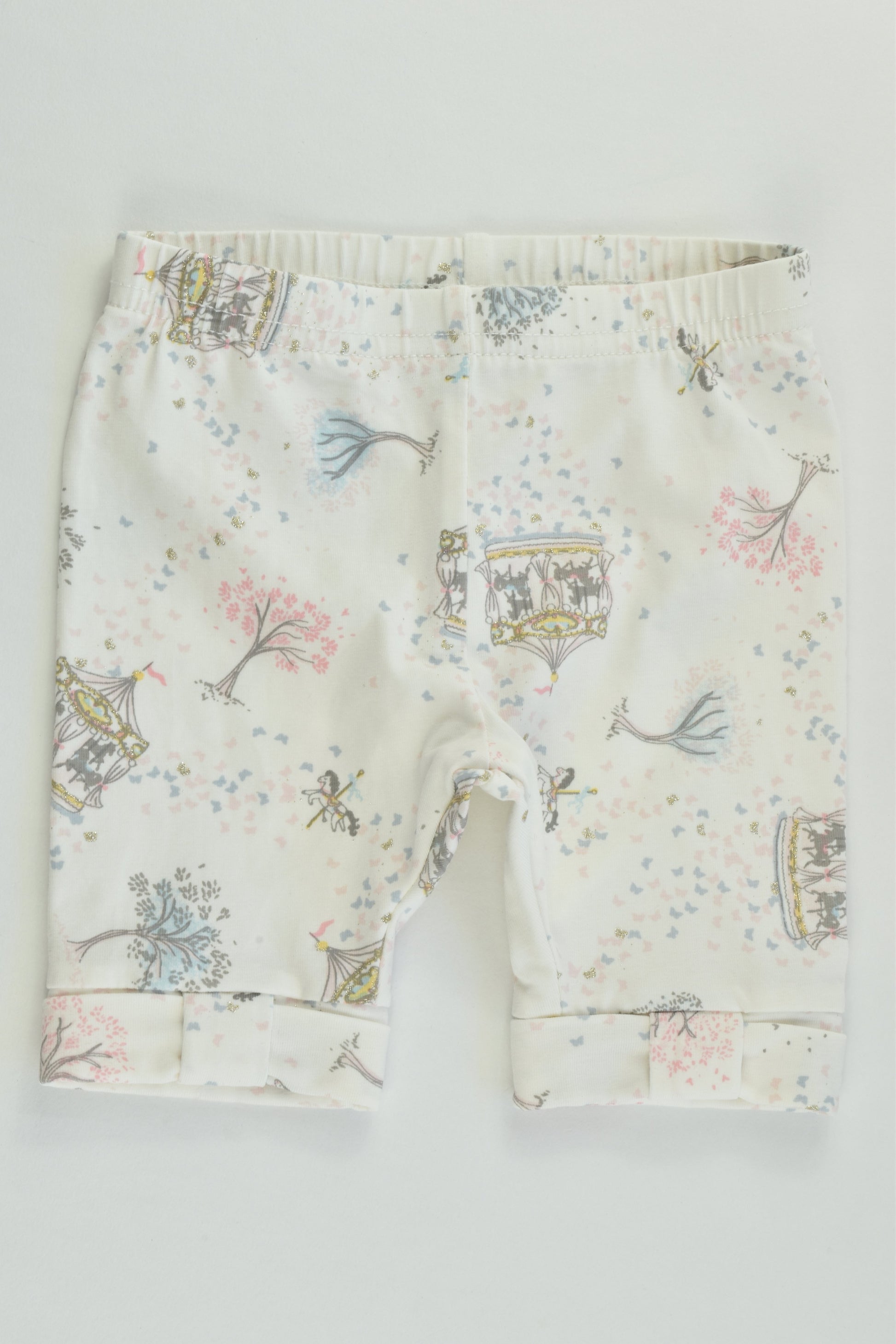 NEW Bébé by Minihaha Size 000 (0-3 months) Merry-Go-Round Shorts