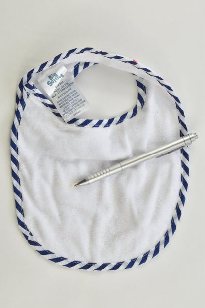 NEW Big Softies Nautical Baby Bib