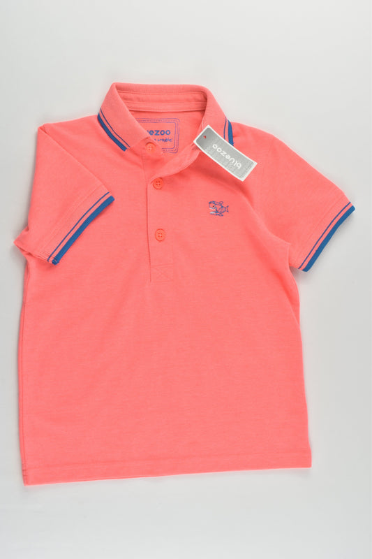 NEW Bluezoo by Debenhams Size 3-4 (104 cm) Piranha Fluoro Polo Shirt
