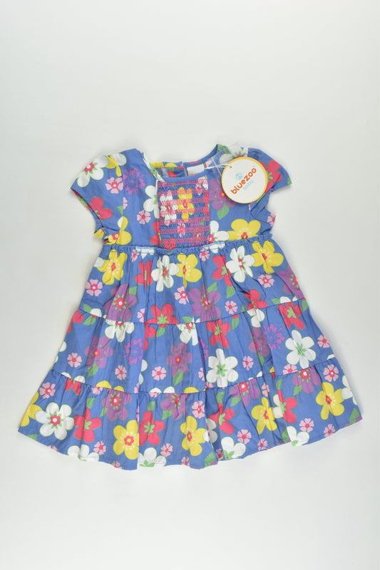 NEW Bluezoo (Debenhams) Size 0 (9-12 months) Floral Dress