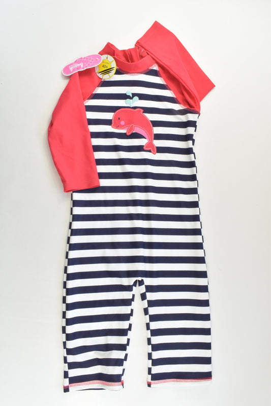 NEW Bluezoo (Debenhams) Size 5-6 Dolphin Rashie Suit