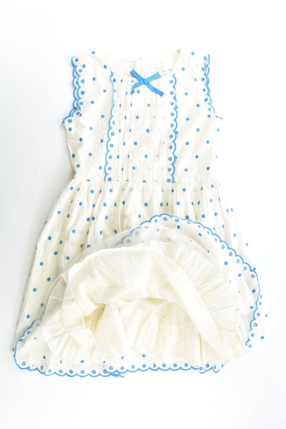 NEW Boden Size 9-10 (140 cm) Lined Polka Dots Dress