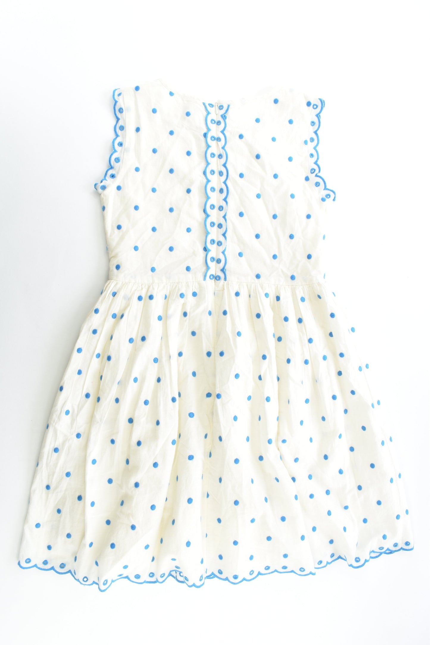 NEW Boden Size 9-10 (140 cm) Lined Polka Dots Dress