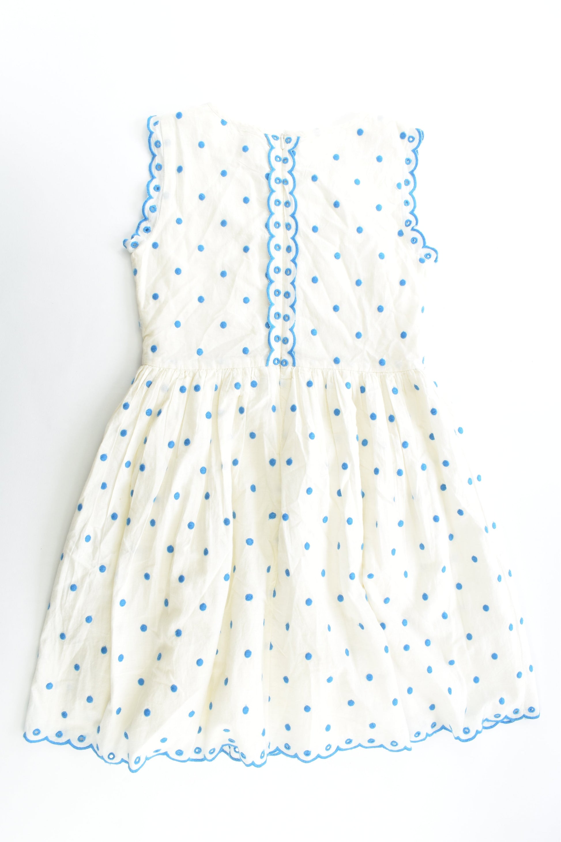 NEW Boden Size 9-10 (140 cm) Lined Polka Dots Dress
