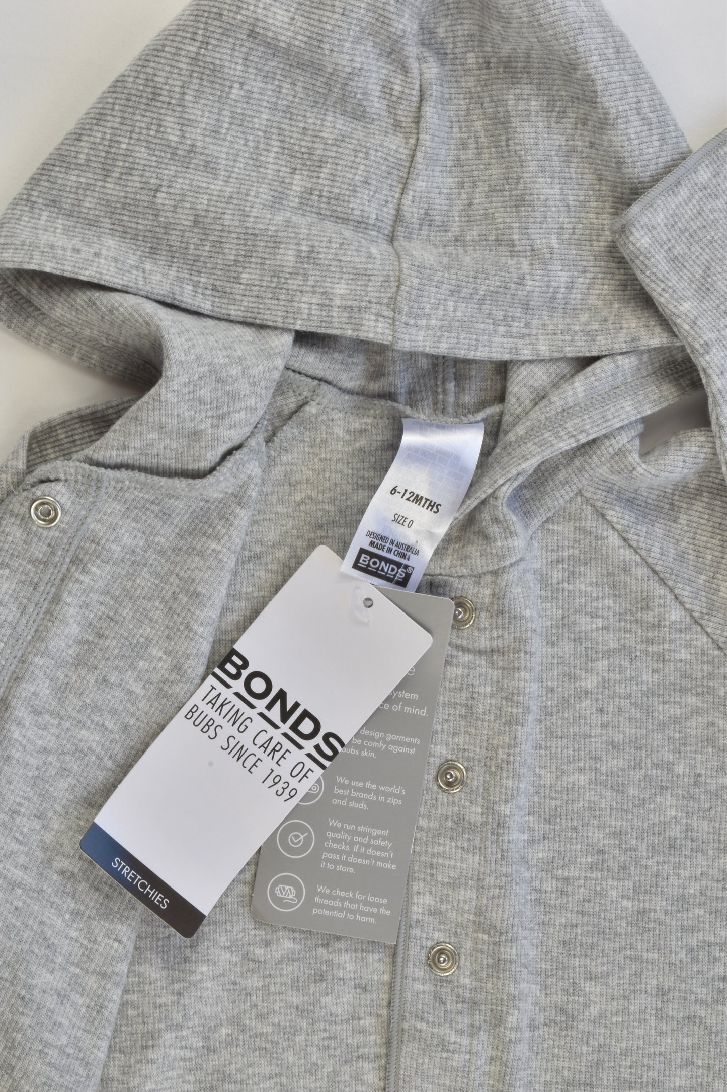 NEW Bonds Size 0 (6-12 months) Ribbed Hooded Cardigan