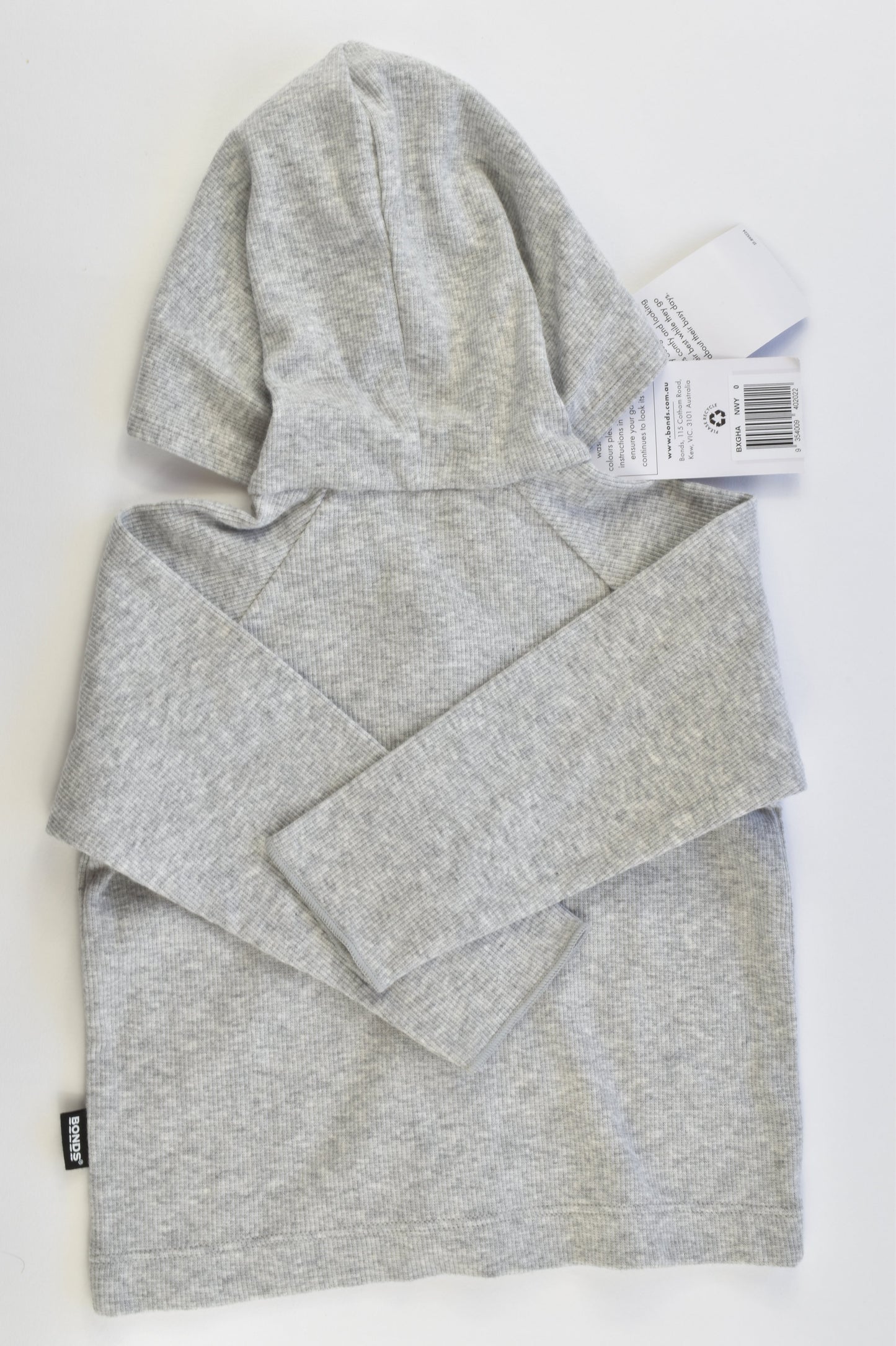 NEW Bonds Size 0 (6-12 months) Ribbed Hooded Cardigan