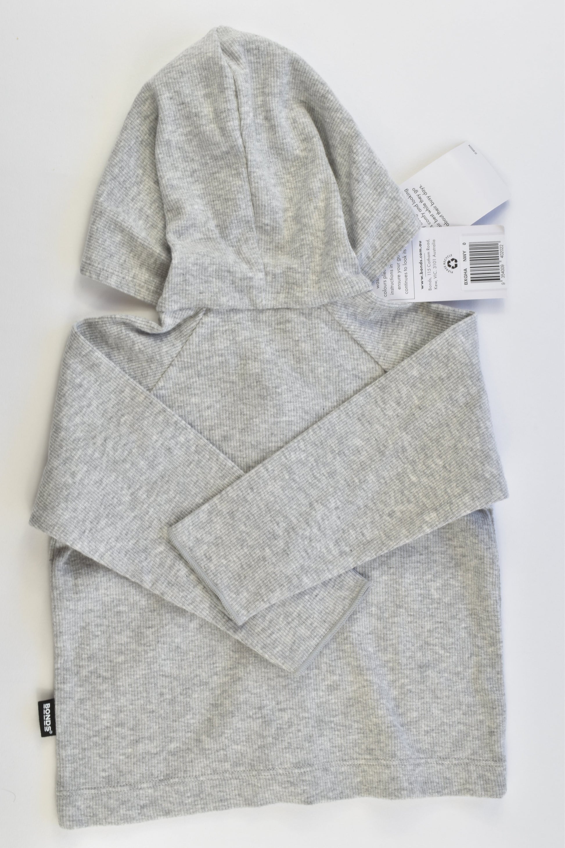 NEW Bonds Size 0 (6-12 months) Ribbed Hooded Cardigan