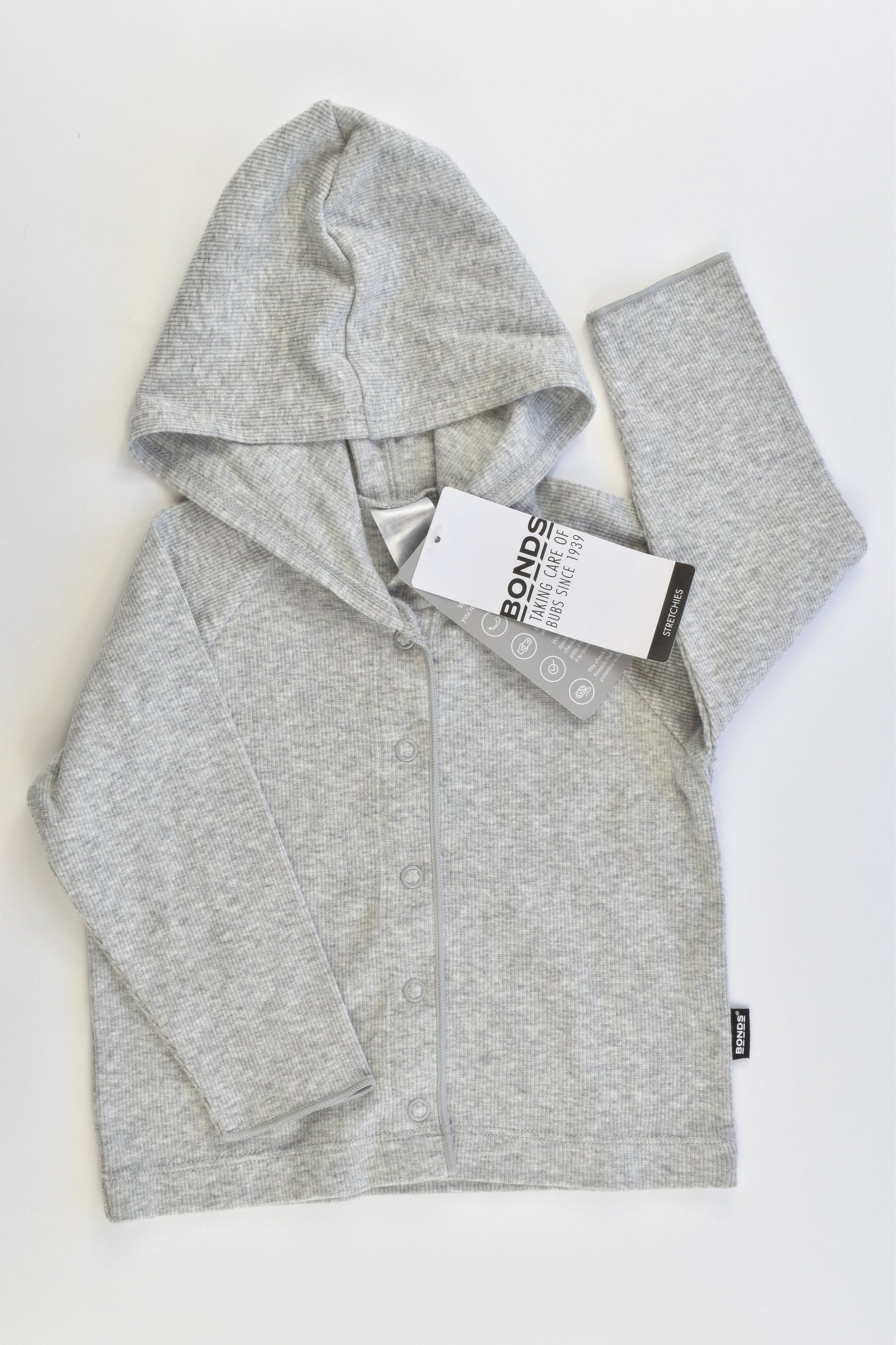 NEW Bonds Size 0 (6-12 months) Ribbed Hooded Cardigan