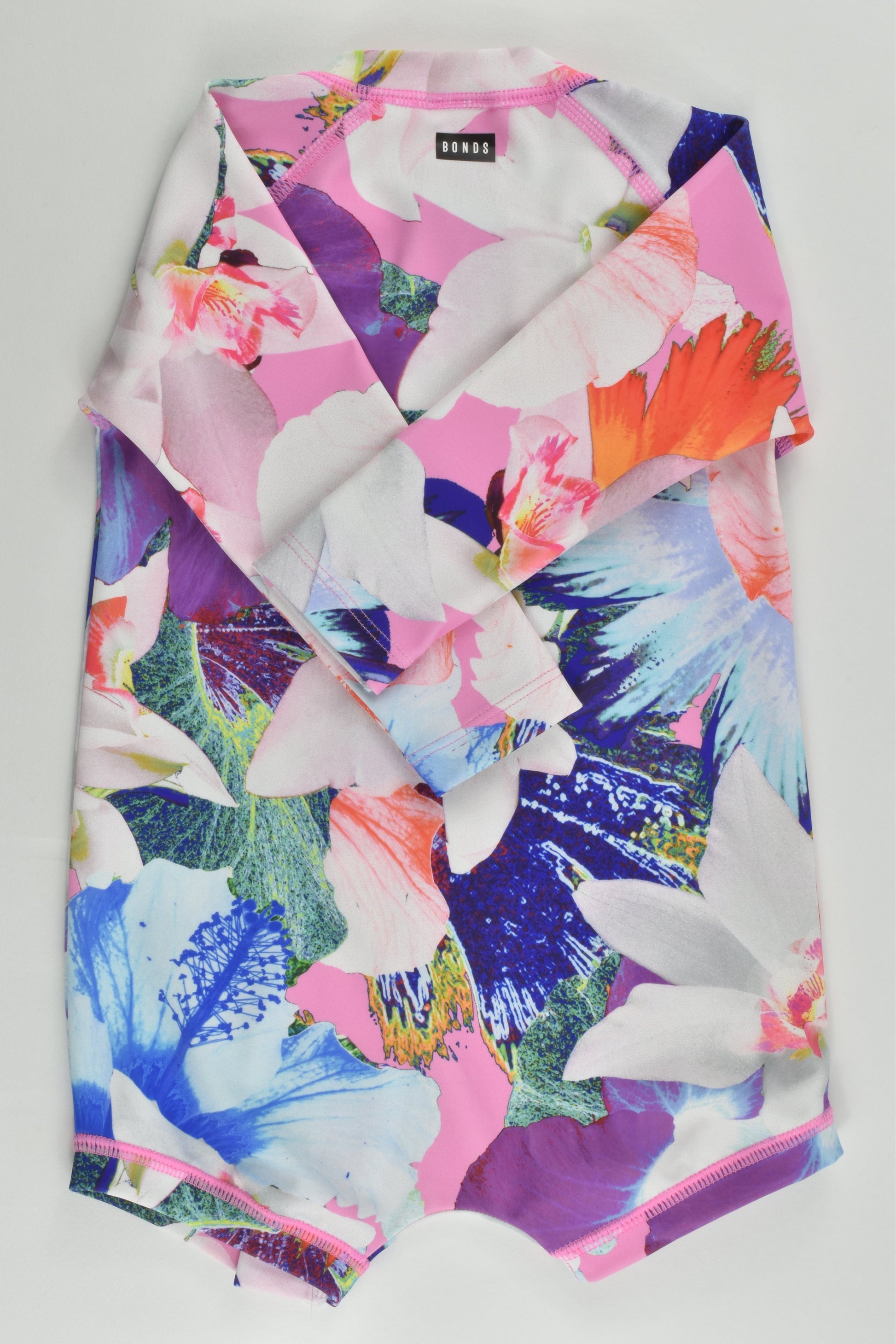 NEW Bonds Size 00 (3-6 months) Floral Rashie Suit