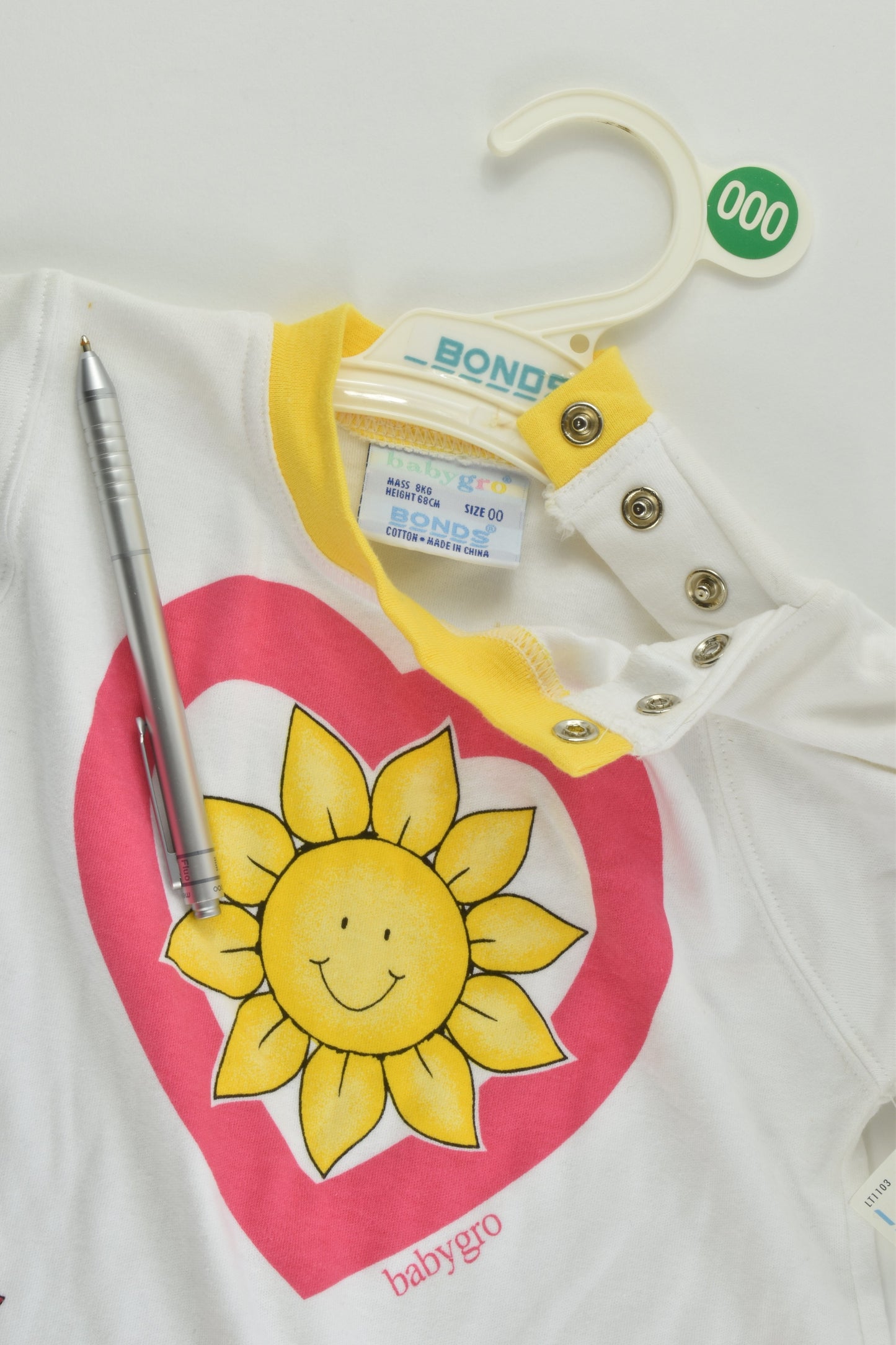 NEW Bonds Size 00 (68 cm) Flowers Short Romper