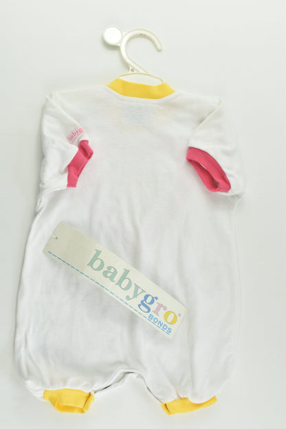 NEW Bonds Size 00 (68 cm) Flowers Short Romper
