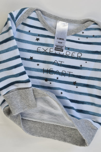 NEW Bonds Size 000 (0-3 months) 'Explorer At Heart' Sweater