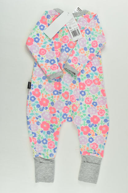 NEW Bonds Size 000 (0-3 months) Floral Wondersuit