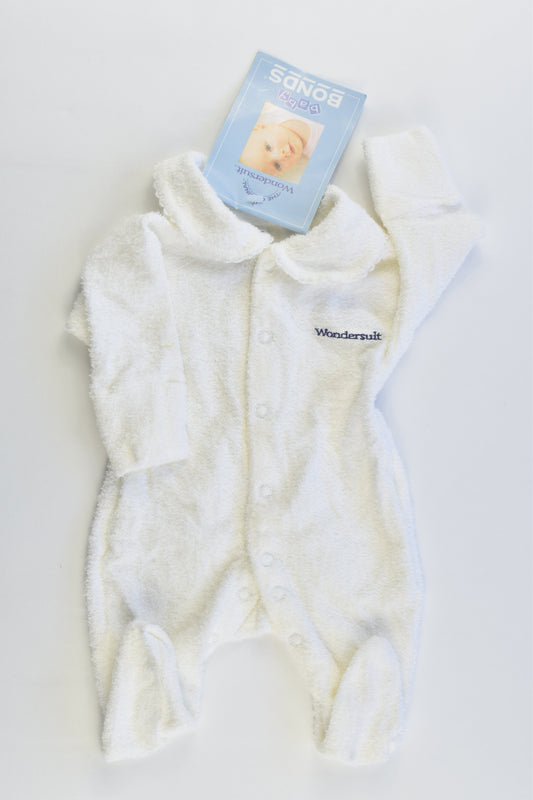 NEW Bonds Size 000 Collared Terry Wondersuit