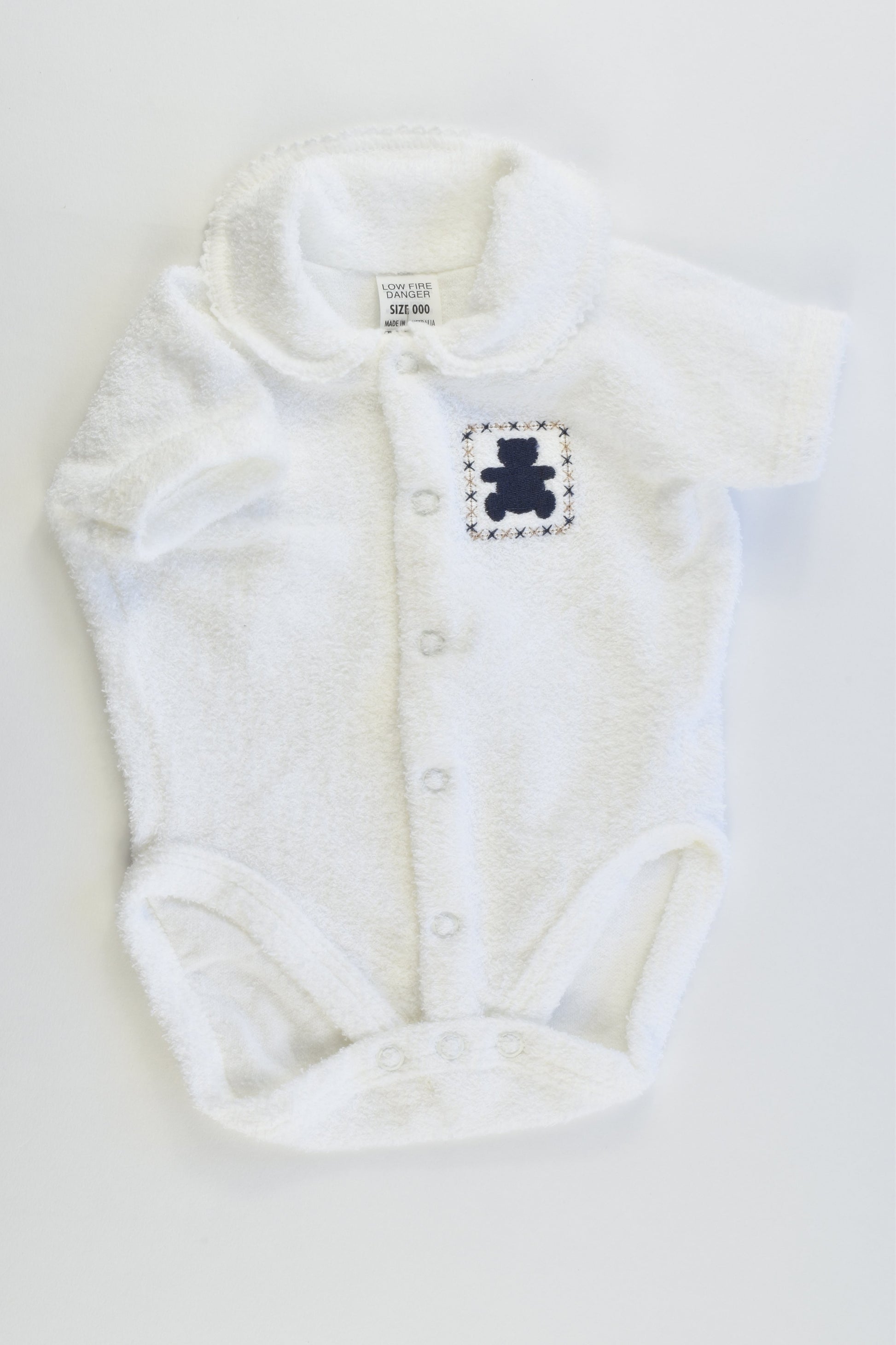 NEW Bonds Size 000 Terry Bodysuit with Teddy Bear