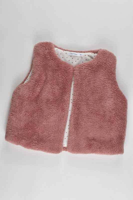NEW Bout'chou France Size 18 months Fluffy Vest