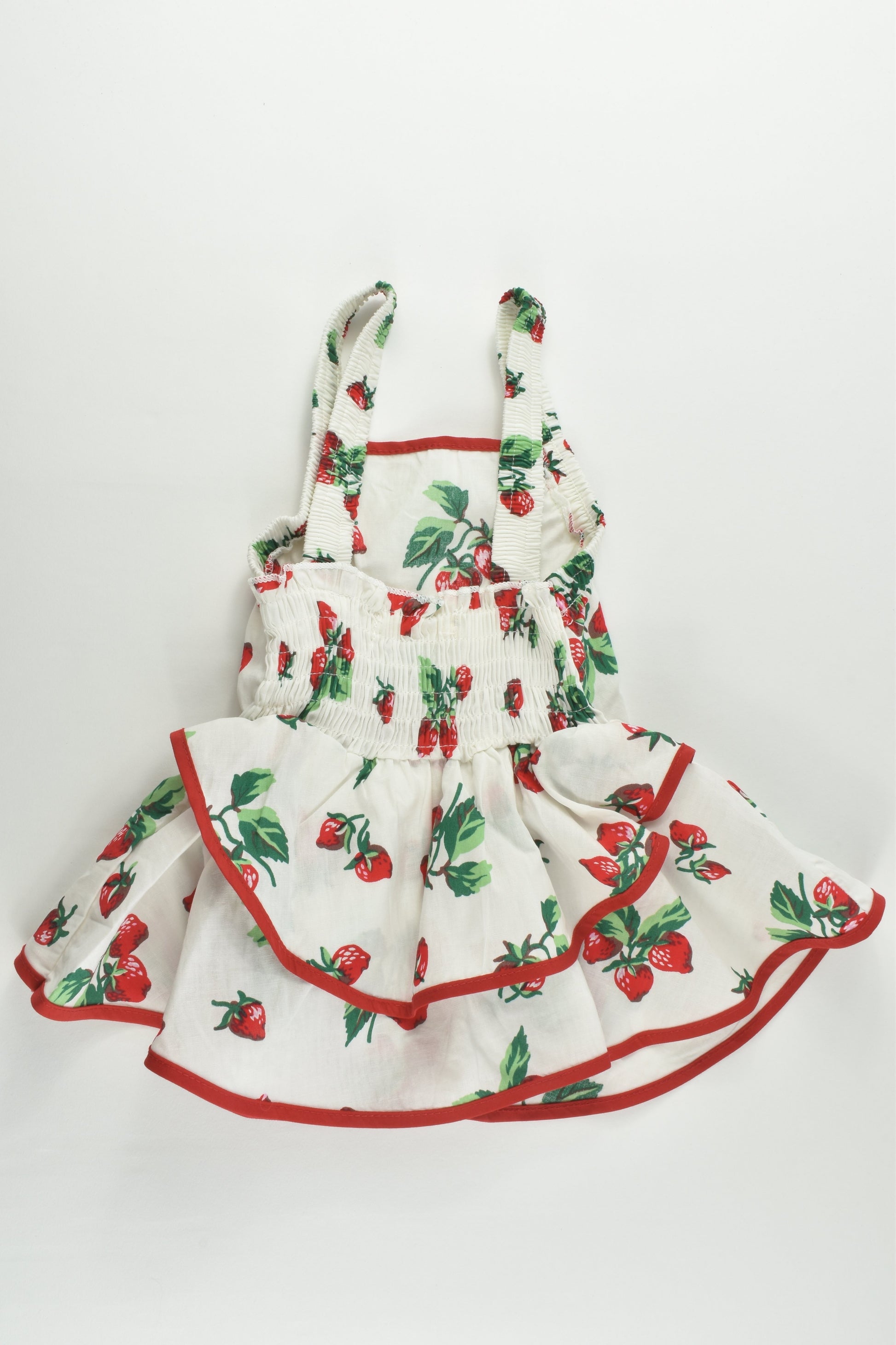 NEW Brand Unknown Size 0-1 (80 cm) Strawberry Dress with Bodysuit Underneath