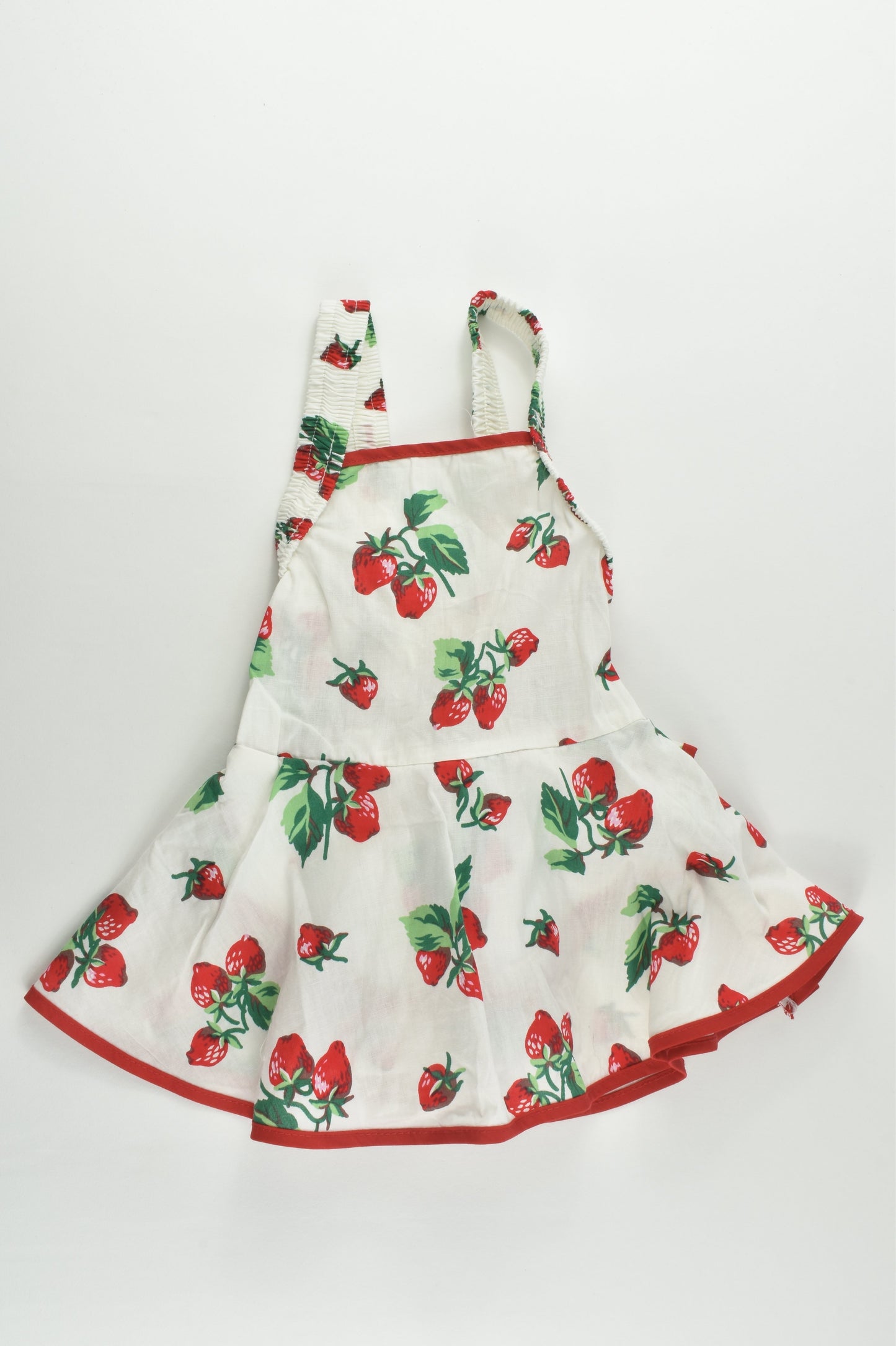 NEW Brand Unknown Size 0-1 (80 cm) Strawberry Dress with Bodysuit Underneath