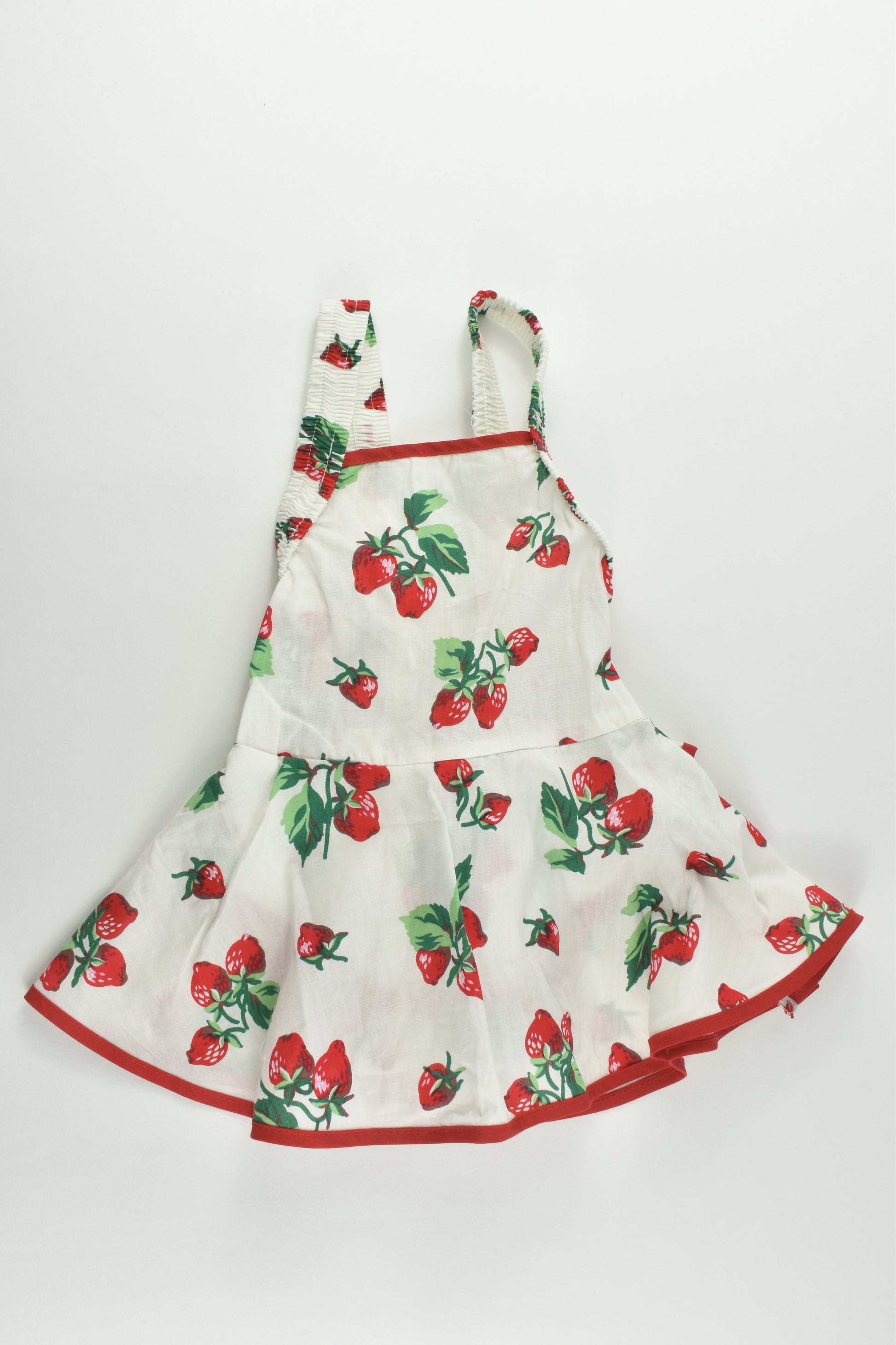 NEW Brand Unknown Size 0-1 (80 cm) Strawberry Dress with Bodysuit Underneath