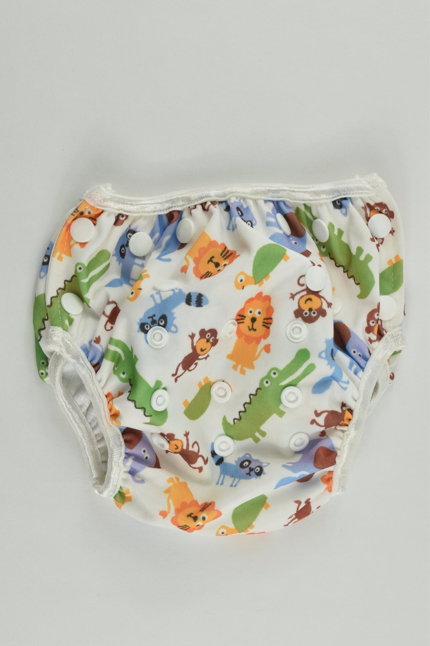 NEW Brand Unknown Size approx 0-2 Animals Reusable Swim Nappy