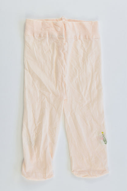 NEW Brand Unknown Size approx 00 Flowers Footed Tights