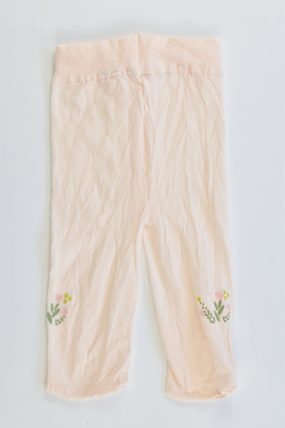 NEW Brand Unknown Size approx 00 Flowers Footed Tights