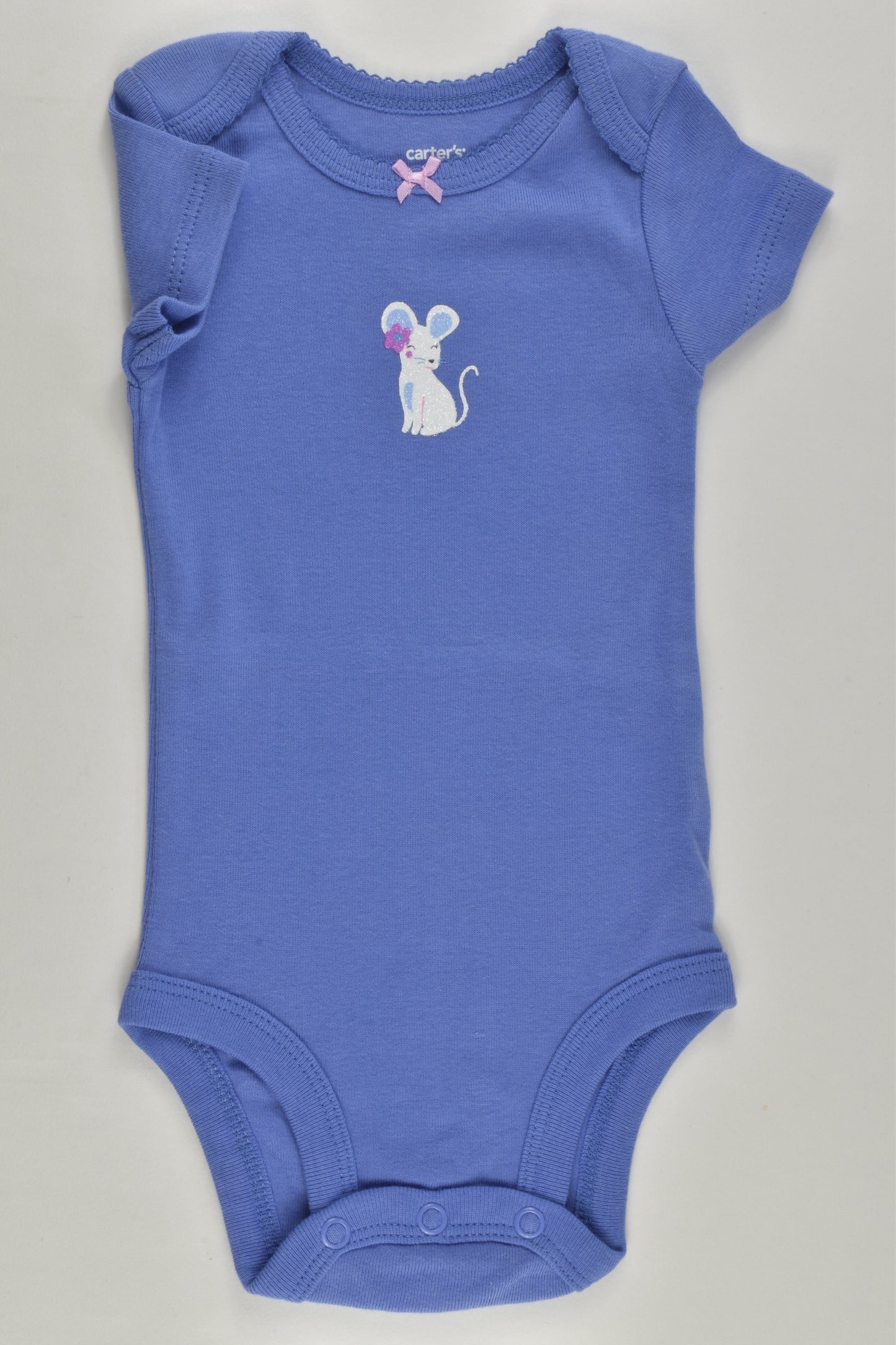 NEW Carter's Size 000 (3 months) Mouse Bodysuit