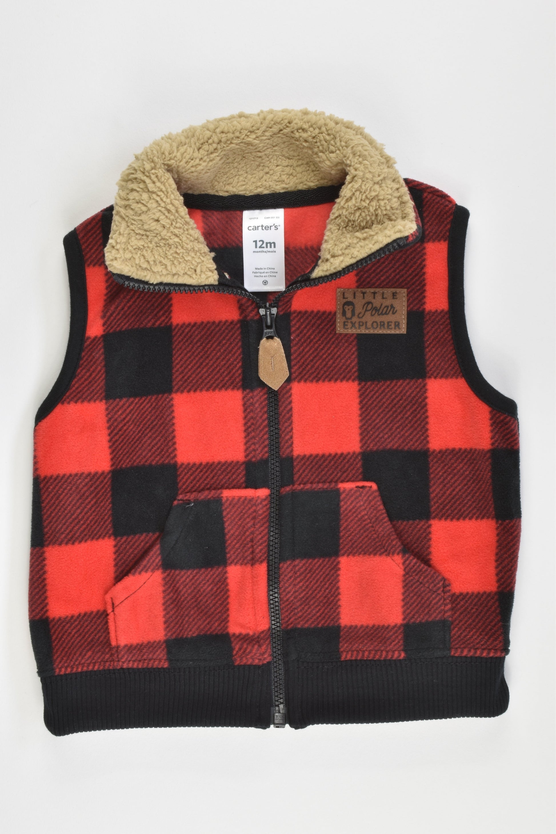 NEW Carter's Size 12 months Fleece Vest