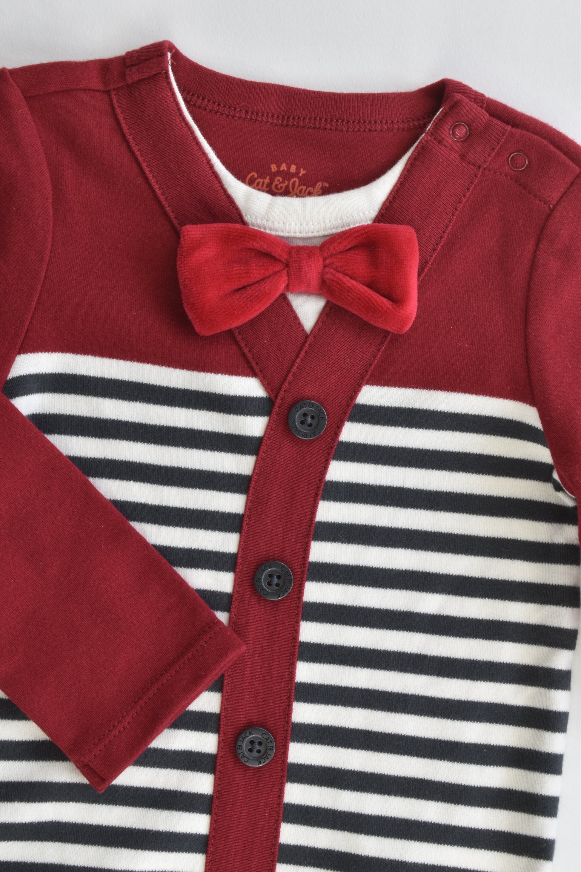 NEW Cat & Jack Size 18 months (1-2) Bodysuit with Bow