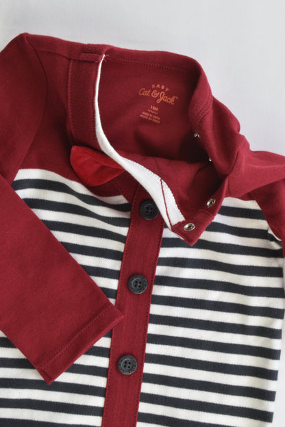 NEW Cat & Jack Size 18 months (1-2) Bodysuit with Bow