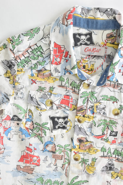 NEW Cath Kids London Size 1-2 Years Pirate Collared Shirt