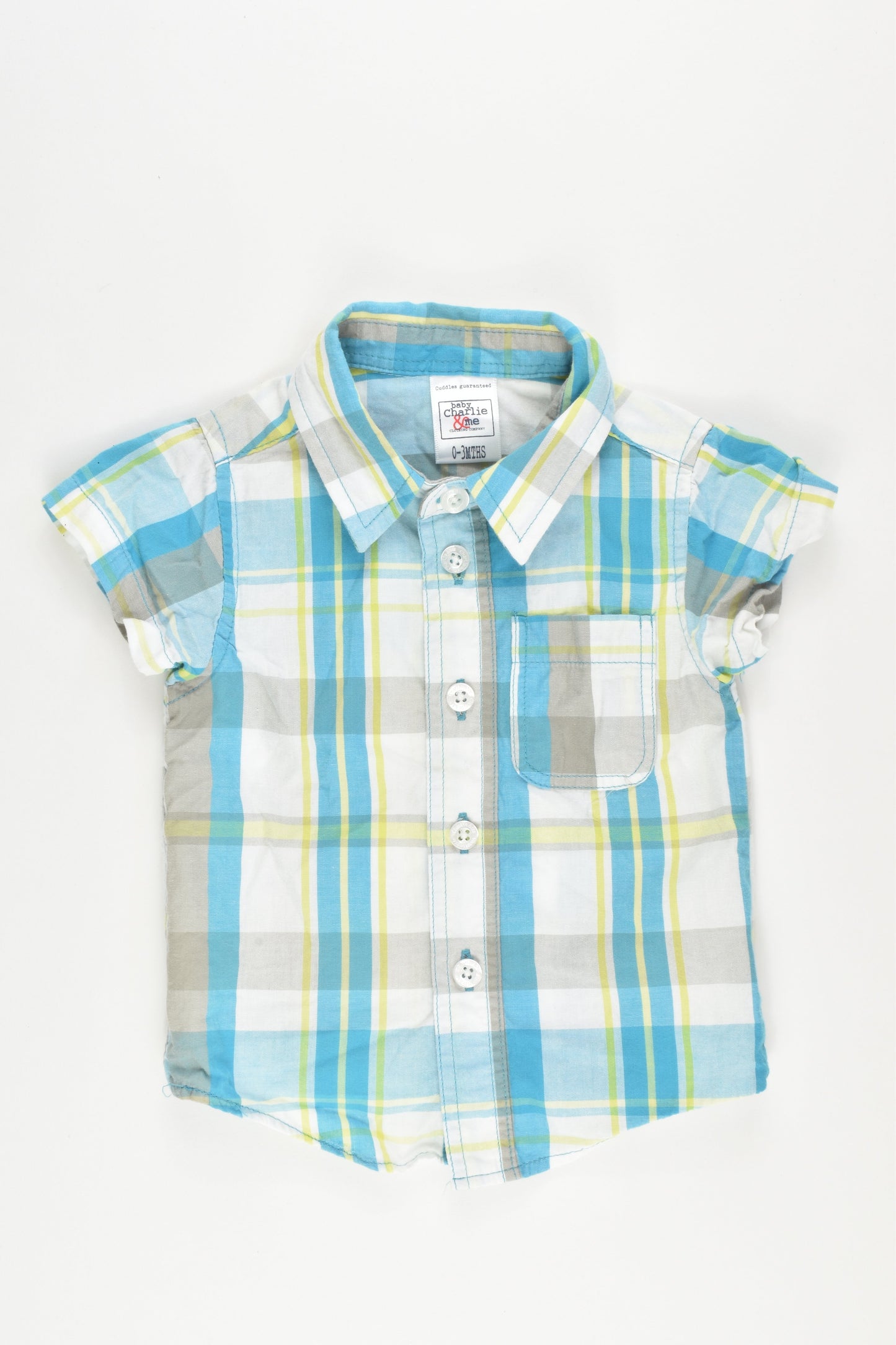NEW Charlie & Me Size 000 (0-3 months) Collared Shirt