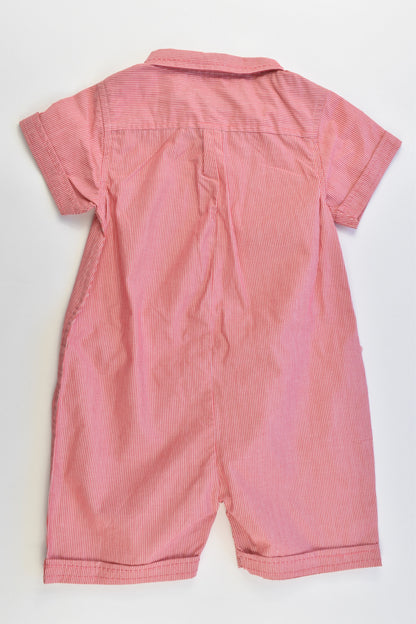 NEW Château de Sable (France) Size 0-1 (12 months) Collared Short Rompersuit