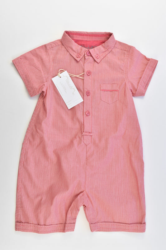 NEW Château de Sable (France) Size 0-1 (12 months) Collared Short Rompersuit