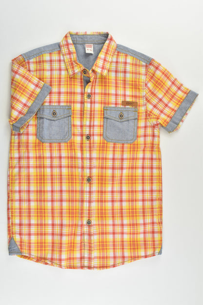 NEW Cool Kids Size 5-6 Checked/Denim Shirt